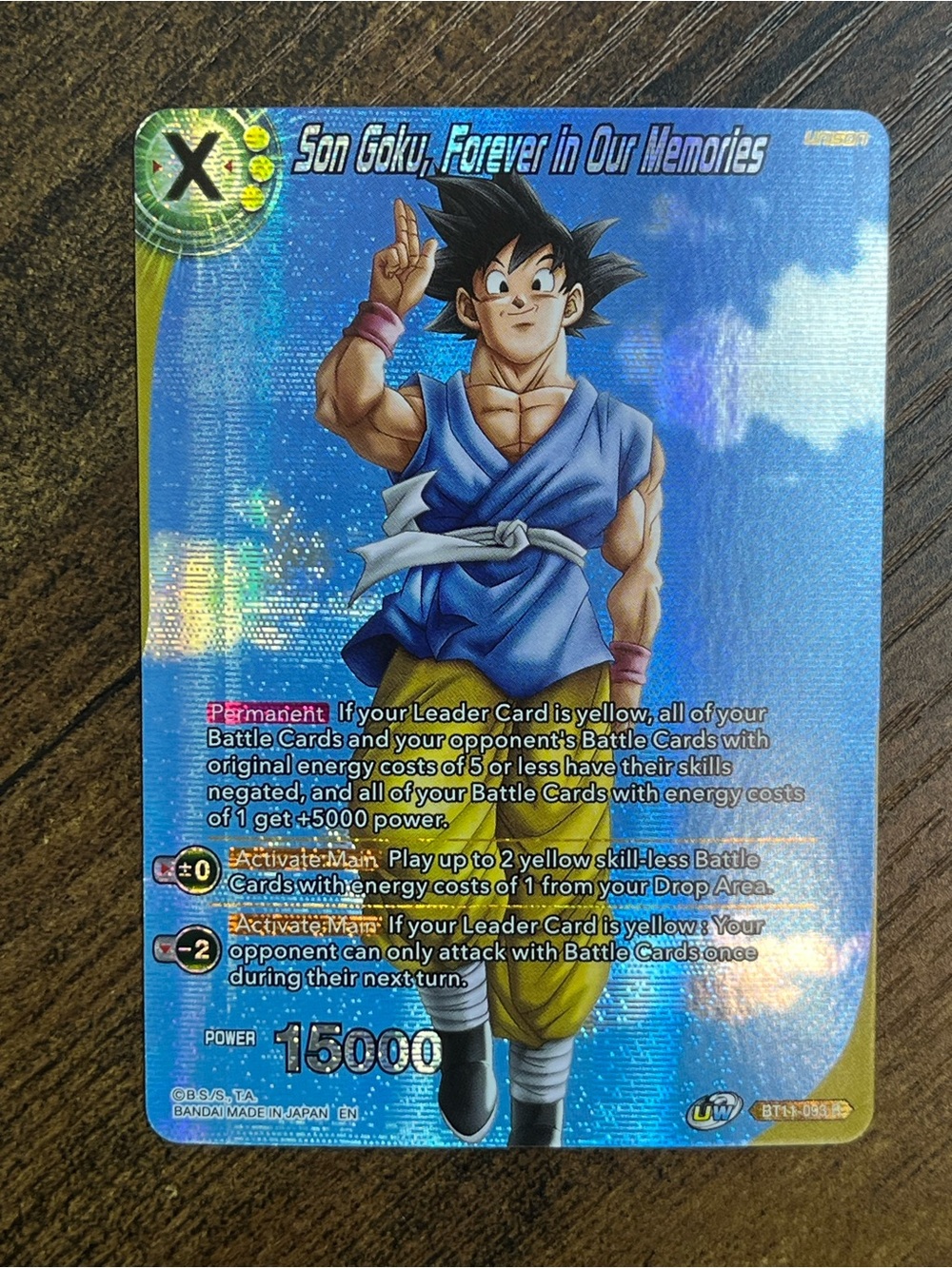 Dragon Ball Super Card Game Son Goku, Forever in our Memories